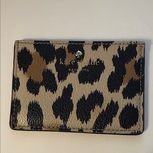 Kate Spade Animal Print Card Holder